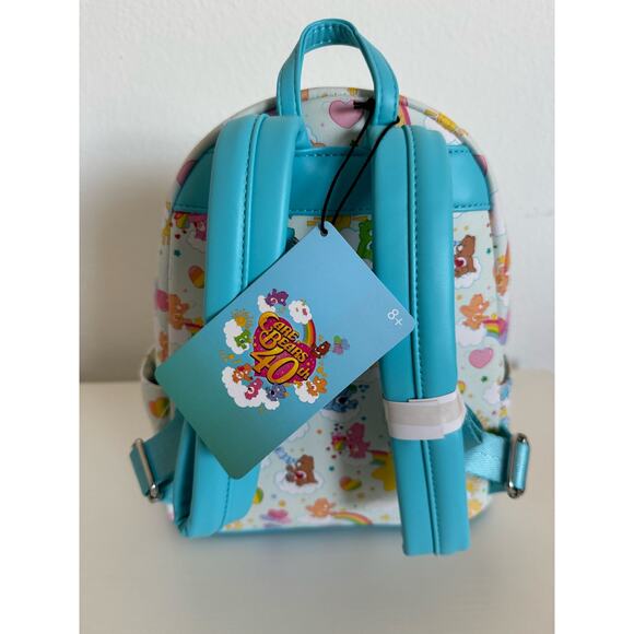 Loungefly Exclusive Care Bears Rainbow mini Backpack- NEW with tags - Picture 4 of 5